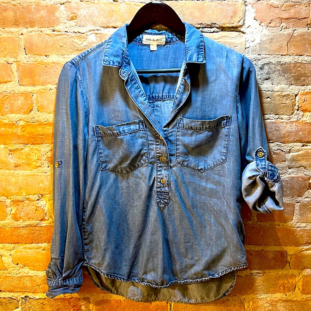 Cloth & Stone Denim Shirt